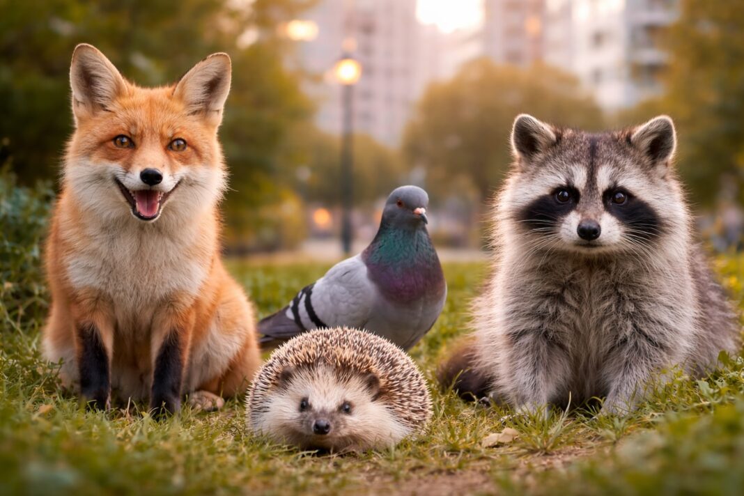 Animali che si adattano alla città Animali che si adattano meglio alla città