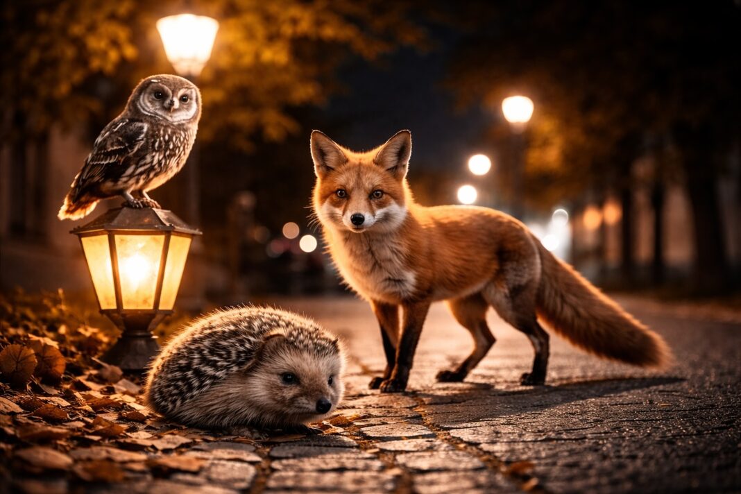 Animali notturni in città Animali notturni in città