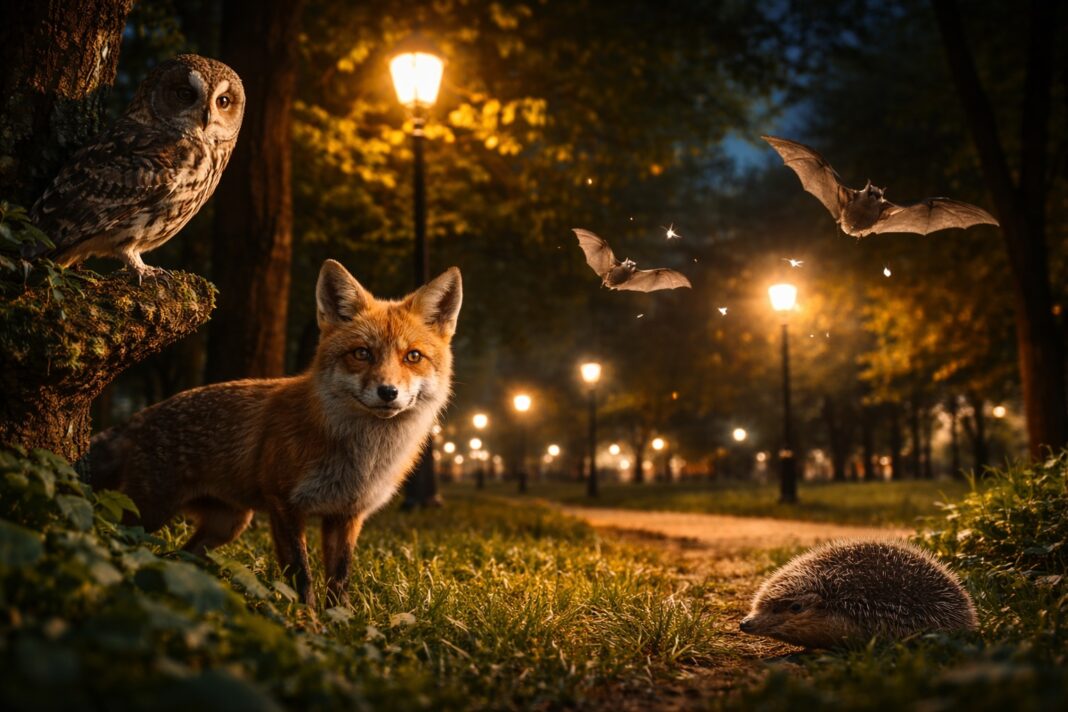 Animali selvatici e luci artificiali Animali selvatici e luci artificiali