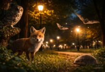 Animali selvatici e luci artificiali: cosa cambia davvero di notte Animali selvatici e luci artificiali
