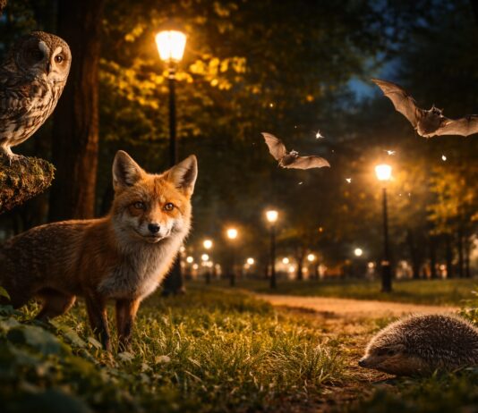 Animali selvatici e luci artificiali: cosa cambia davvero di notte Animali selvatici e luci artificiali