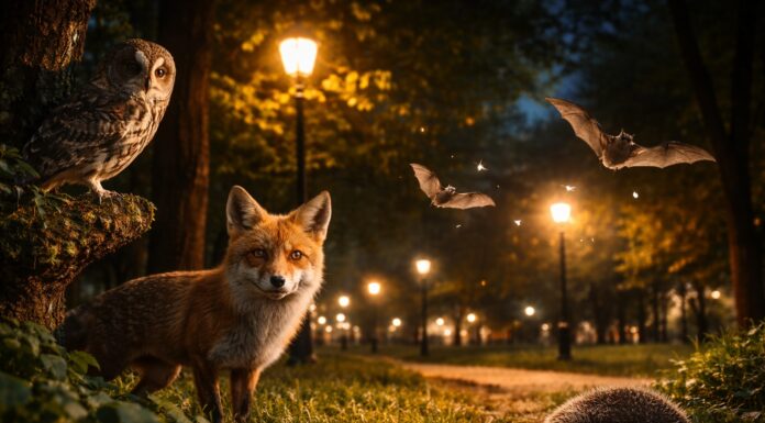 Animali selvatici e luci artificiali: cosa cambia davvero di notte Animali selvatici e luci artificiali