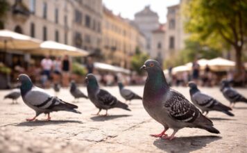 Piccioni in città: come leggono i movimenti delle persone Piccioni in città