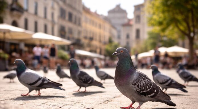 Piccioni in città: come leggono i movimenti delle persone Piccioni in città