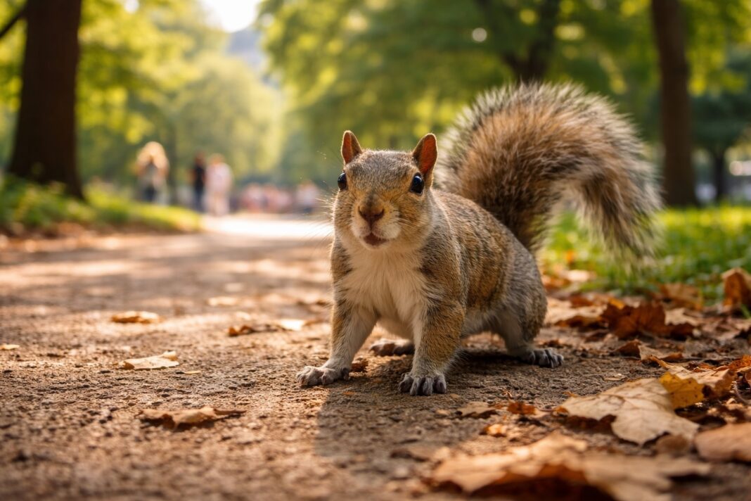Scoiattoli nei parchi Scoiattoli nei parchi