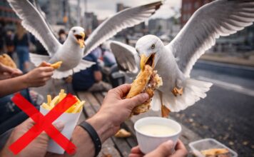 Gabbiani e cibo umano: perché si avvicinano sempre di più Gabbiani e cibo umano