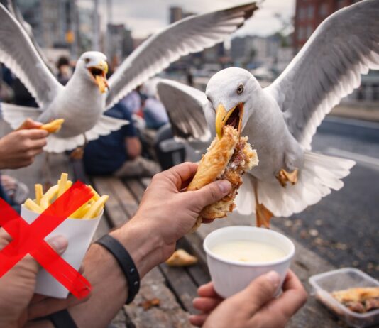 Gabbiani e cibo umano: perché si avvicinano sempre di più Gabbiani e cibo umano